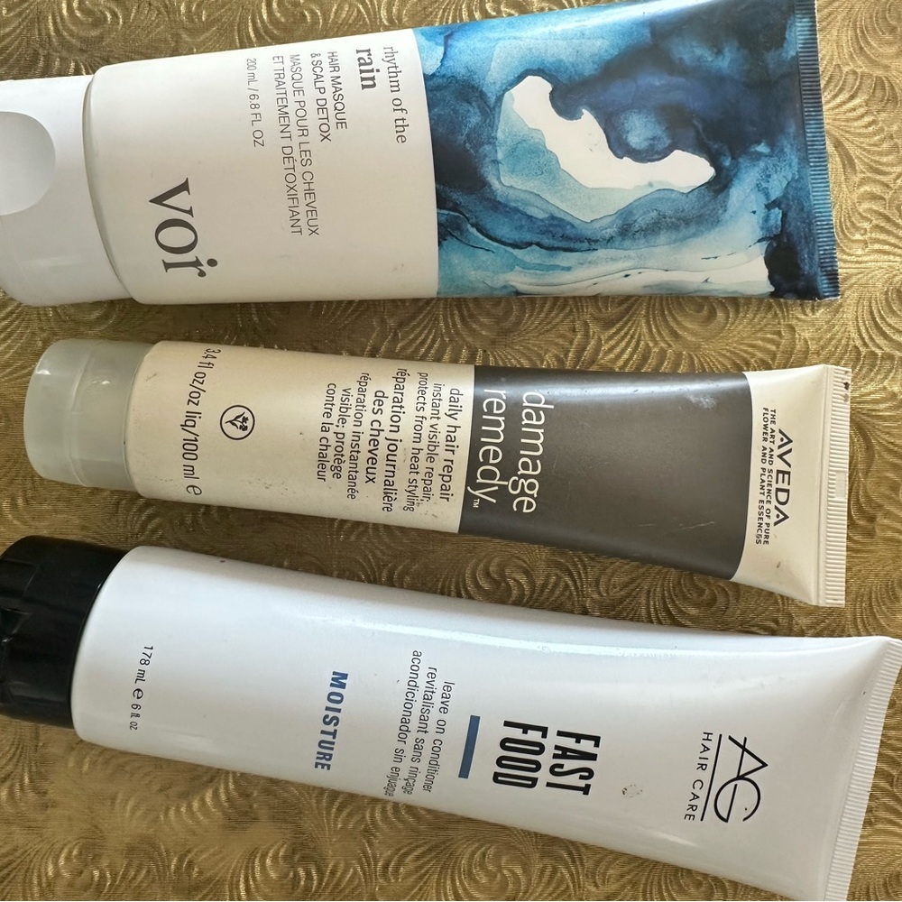 AVEDA Damage Remedy Hair Treatment - Blue and Gray